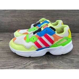 Adidas‎ Yung-96 Unisex Kid's RARE COLORFUL Sneakers Size 1.5 Multicolor EE4410
